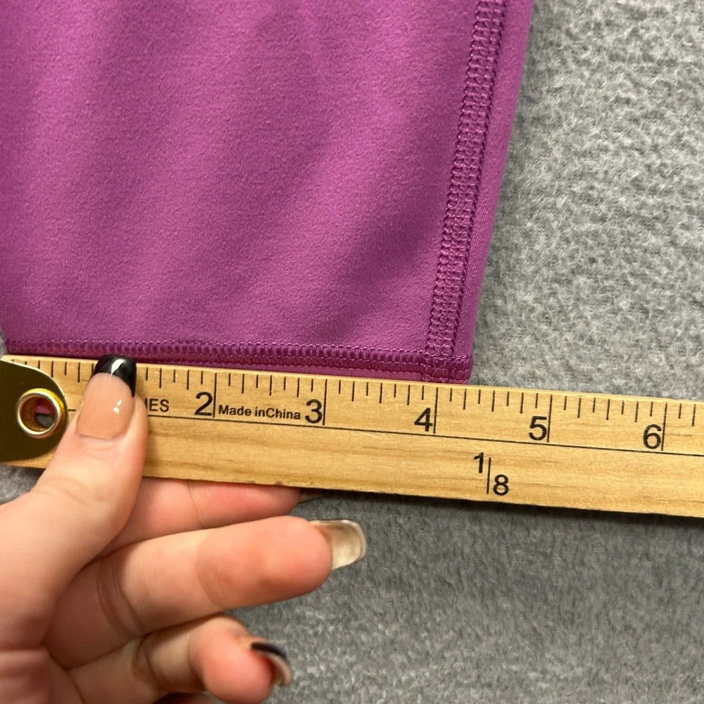 Athleta High Rise Full Length Leggings Womens Medium Purple Yoga Athletic Pants
